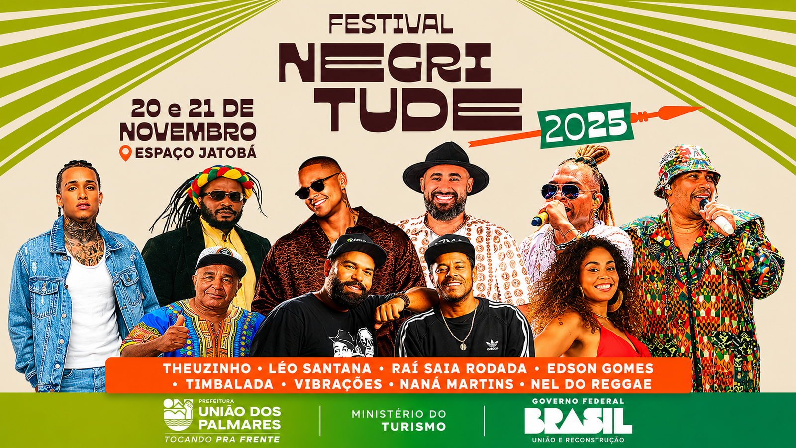 Conheça a programação completa do Festival Negritude